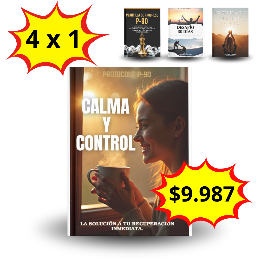 Recuperá la Calma y el Control de tu Vida Desde Hoy.